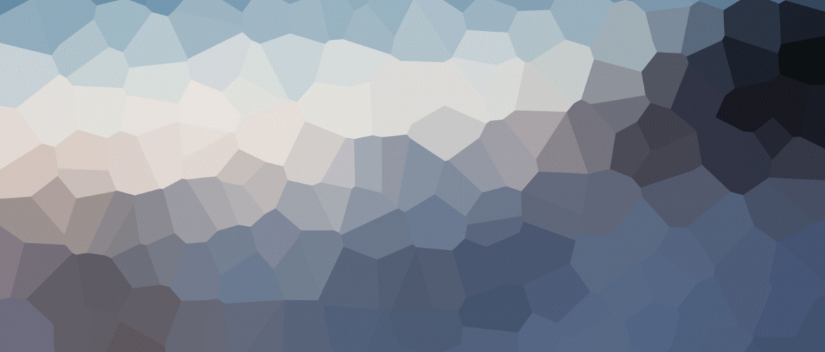 A decorative image of shades of blue, white and grey.