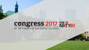 The logo for Congress of the Humanities and Social Sciences 2017 at Ryerson University